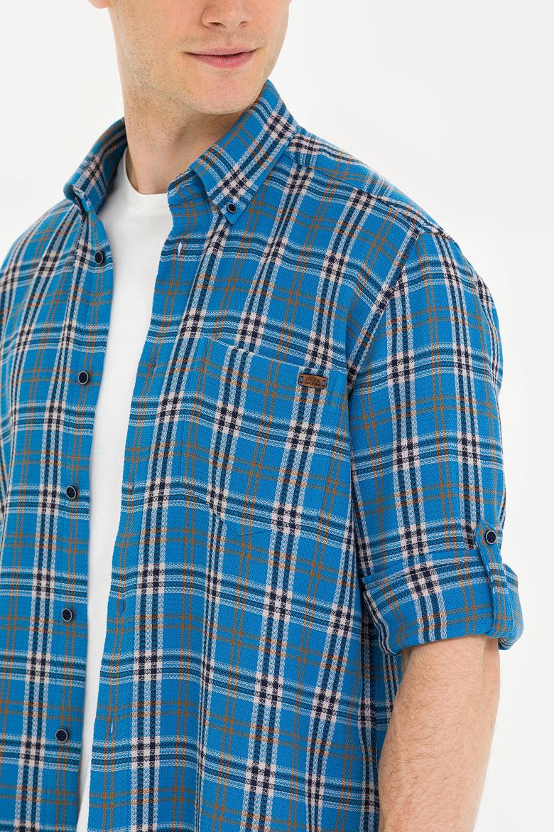 Erkek Oduncu Saks Gömlek - 50264306028