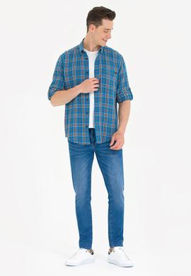 Erkek Oduncu Saks Gömlek - 50264306028