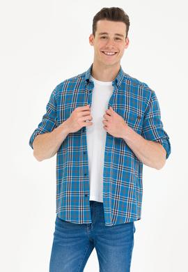 Erkek Oduncu Saks Gömlek - 50264306028