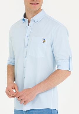 Erkek Mavi Uzun Kollu Gömlek - 50264308010