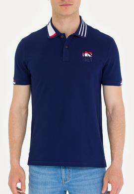 Erkek Lacivert Polo Yaka Tişört - 50263389006