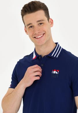 Erkek Lacivert Polo Yaka Tişört - 50263389006