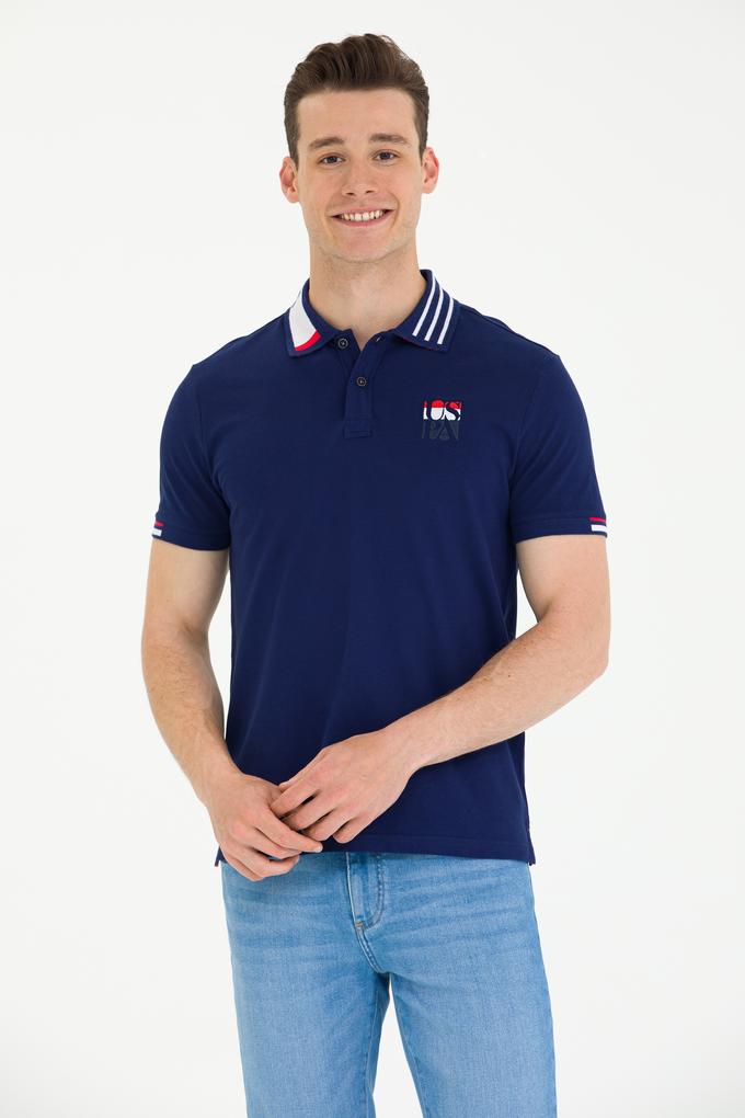 Erkek Lacivert Polo Yaka Tişört