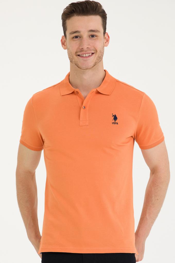 Erkek Kiremit Basic Polo Yaka Tişört