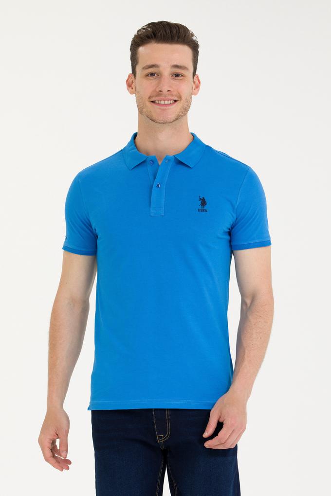 Erkek Saks Basic Polo Yaka Tişört