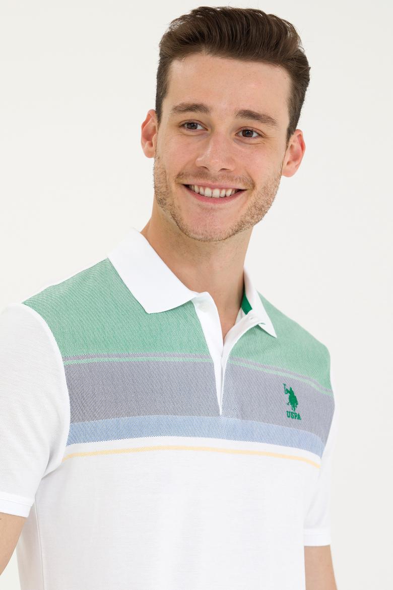 Erkek Yeşil Polo Yaka Tişört - 50263279026