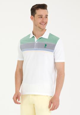 Erkek Yeşil Polo Yaka Tişört - 50263279026