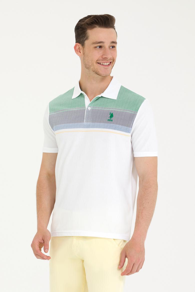 Erkek Yeşil Polo Yaka Tişört - 50263279026