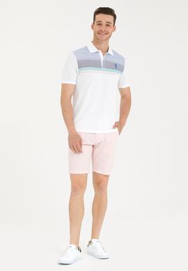 Erkek Saks Polo Yaka Tişört - 50263279033