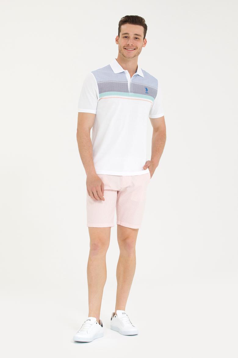 Erkek Saks Polo Yaka Tişört - 50263279033