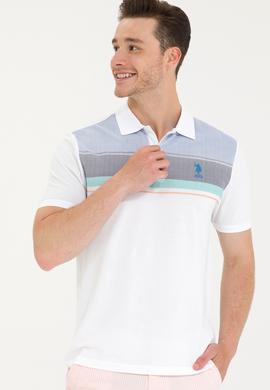 Erkek Saks Polo Yaka Tişört - 50263279033