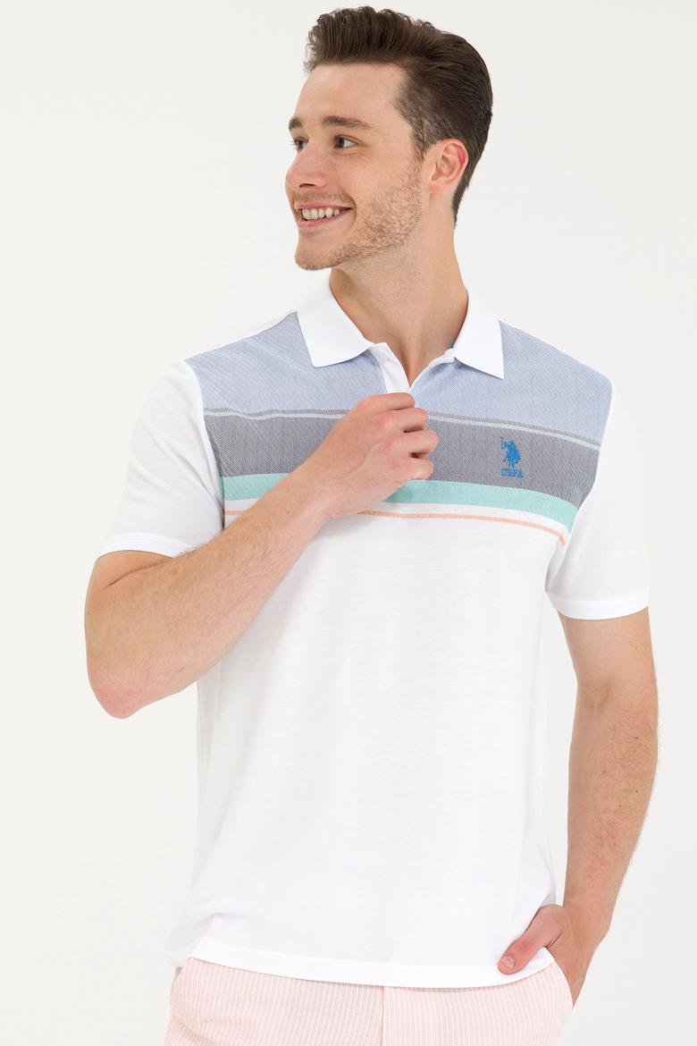 Erkek Saks Polo Yaka Tişört - 50263279033