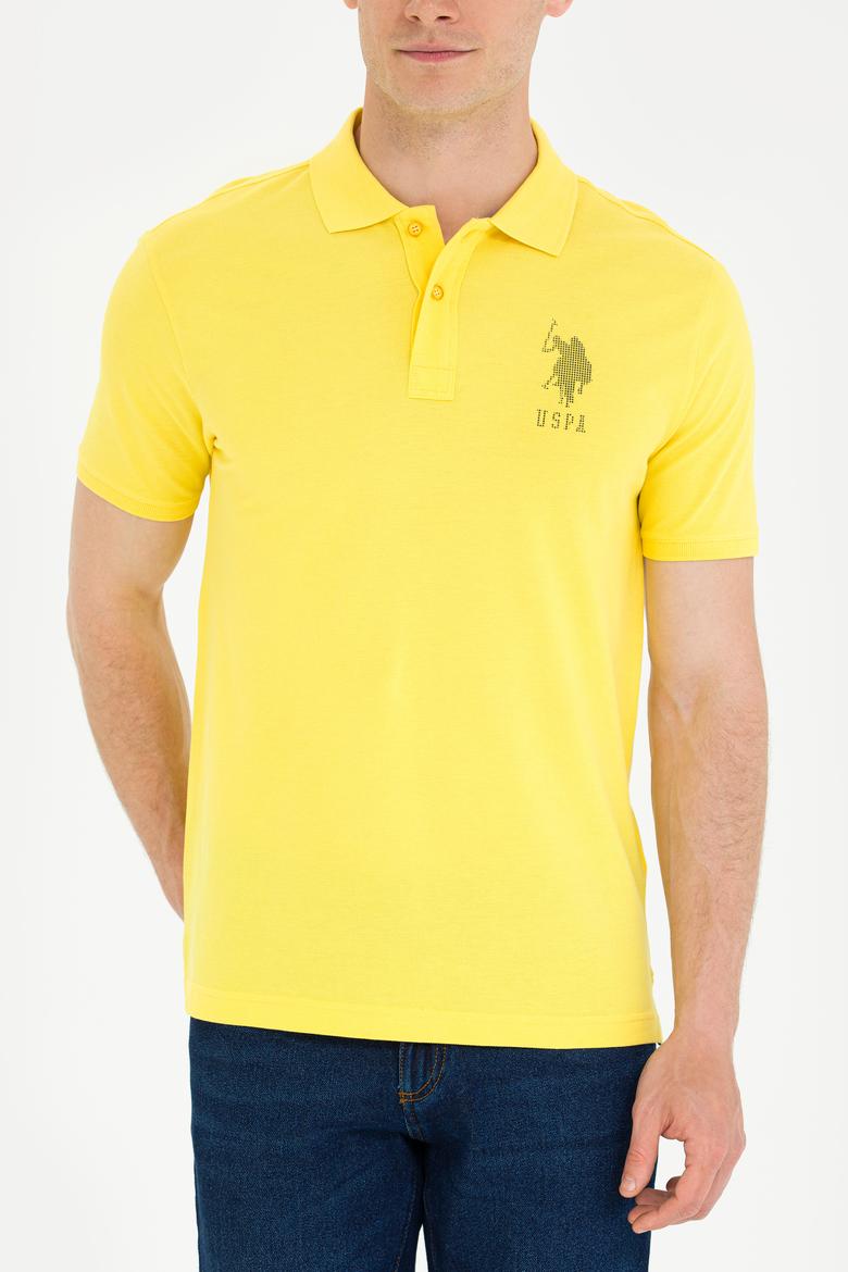 Erkek Koyu Sarı Polo Yaka Tişört - 50263420039