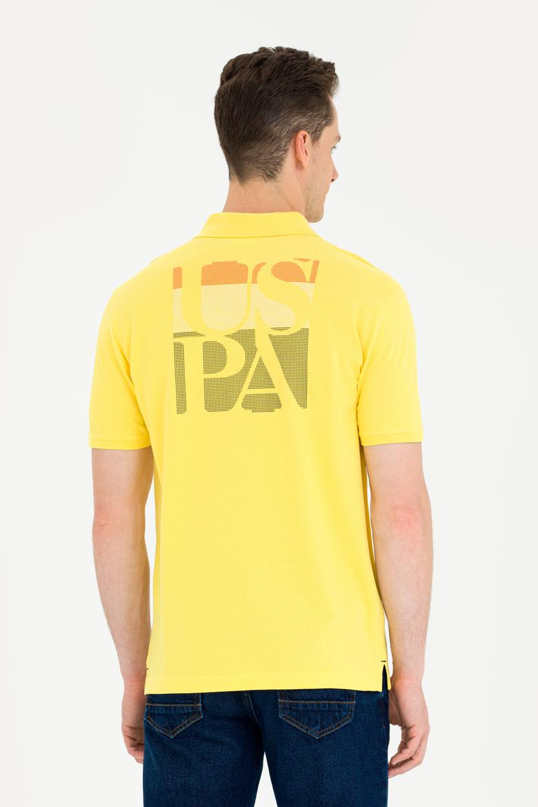 Erkek Koyu Sarı Polo Yaka Tişört - 50263420039