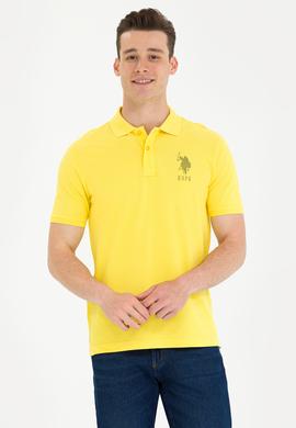 Erkek Koyu Sarı Polo Yaka Tişört - 50263420039