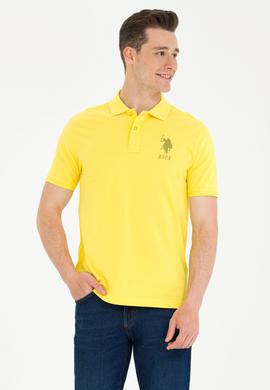 Erkek Koyu Sarı Polo Yaka Tişört - 50263420039