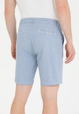 Erkek Mavi Dokuma Şort - 50263829011