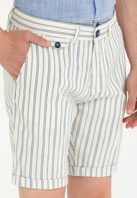 Erkek Lacivert Dokuma Şort - 50263841008