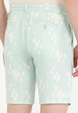 Erkek Su Yeşili Dokuma Şort - 50263848038