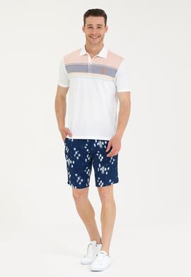 Erkek Lacivert Dokuma Şort - 50263848053