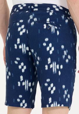 Erkek Lacivert Dokuma Şort - 50263848053