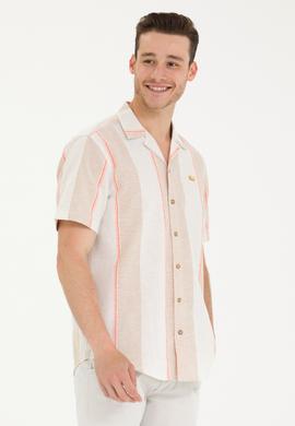 Erkek Camel Kısa Kollu Gömlek - 50263670008