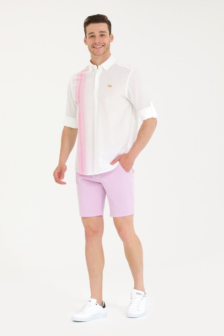 Erkek Beyaz Uzun Kollu Gömlek - 50264069025