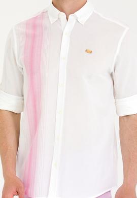 Erkek Beyaz Uzun Kollu Gömlek - 50264069025