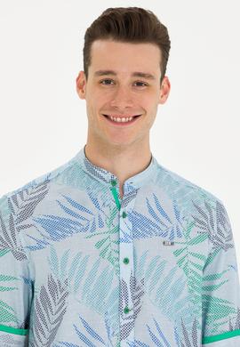 Erkek Yeşil Uzun Kollu Gömlek - 50263895001