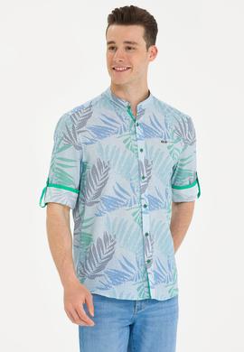 Erkek Yeşil Uzun Kollu Gömlek - 50263895001