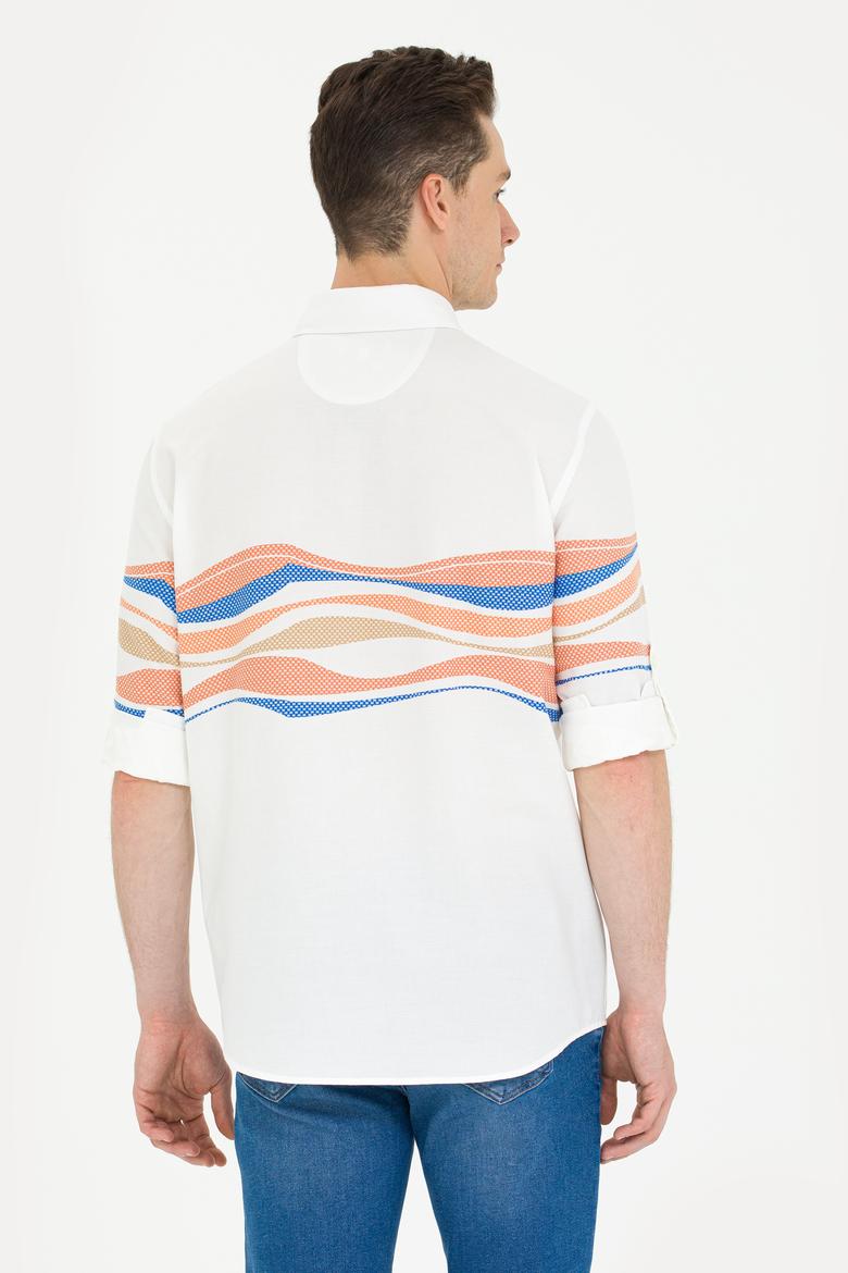 Erkek Beyaz Uzun Kollu Gömlek - 50264063010