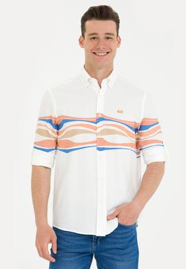 Erkek Beyaz Uzun Kollu Gömlek - 50264063010