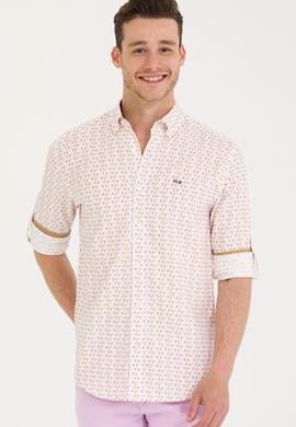 Erkek Manolya Uzun Kollu Gömlek - 50264070023