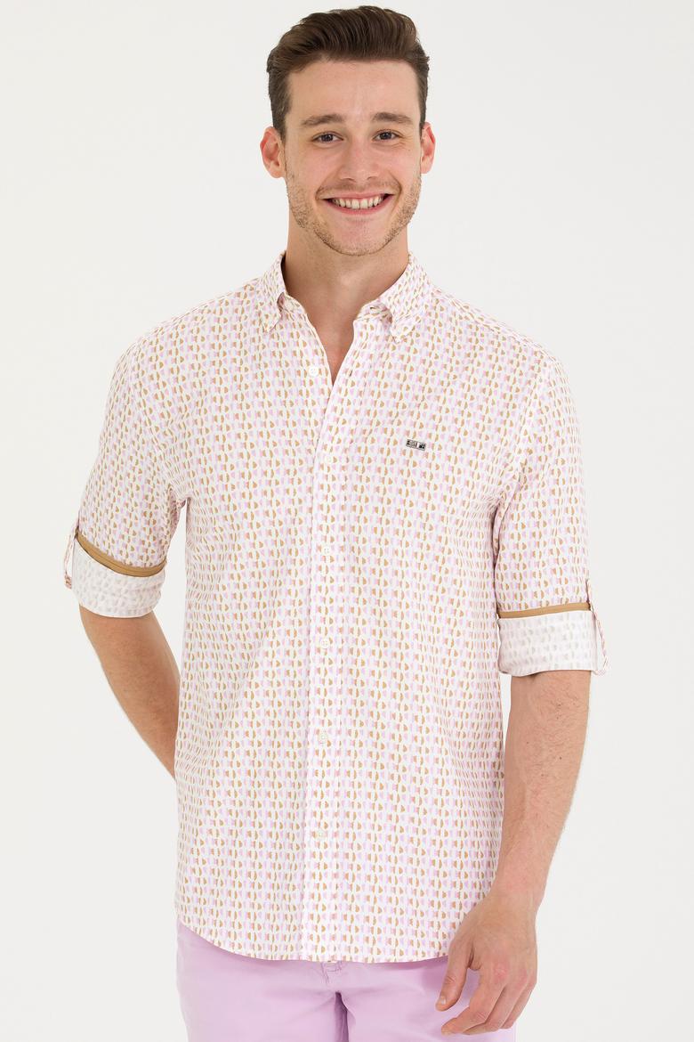 Erkek Manolya Uzun Kollu Gömlek - 50264070023