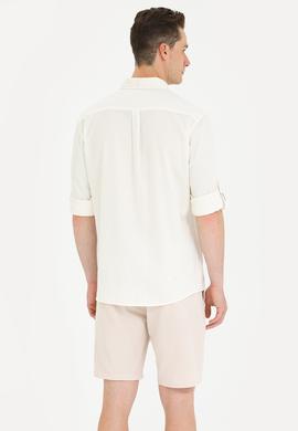 Erkek Taş Uzun Kollu Gömlek - 50264308019