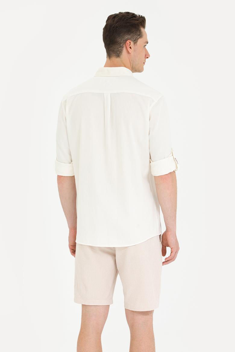 Erkek Taş Uzun Kollu Gömlek - 50264308019