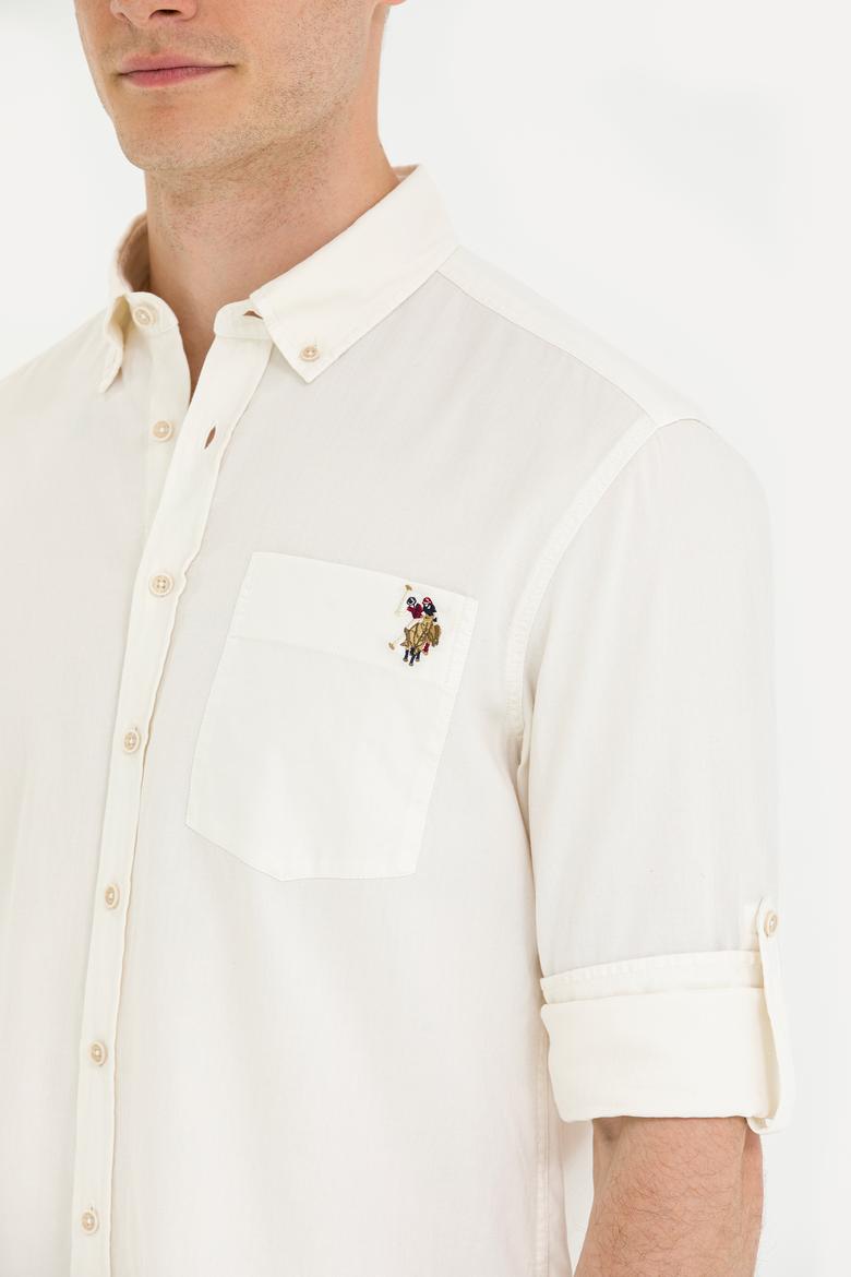 Erkek Taş Uzun Kollu Gömlek - 50264308019