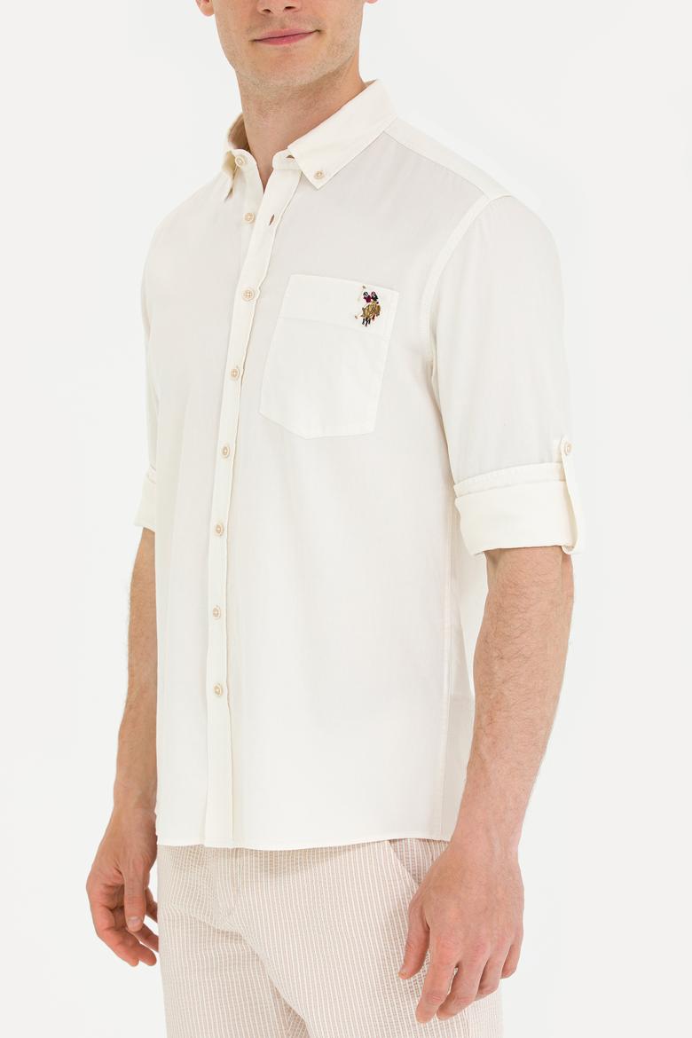 Erkek Taş Uzun Kollu Gömlek - 50264308019