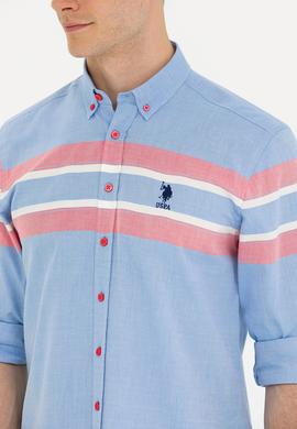 Erkek Mavi Uzun Kollu Gömlek - 50264397007