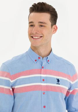 Erkek Mavi Uzun Kollu Gömlek - 50264397007