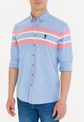 Erkek Mavi Uzun Kollu Gömlek - 50264397007