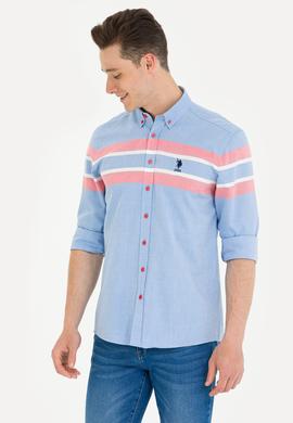 Erkek Mavi Uzun Kollu Gömlek - 50264397007