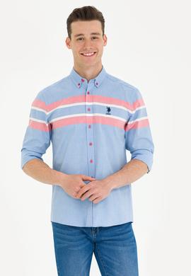 Erkek Mavi Uzun Kollu Gömlek - 50264397007