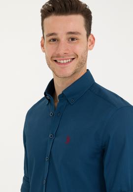 Erkek Lacivert Uzun Kollu Gömlek - 50266110001