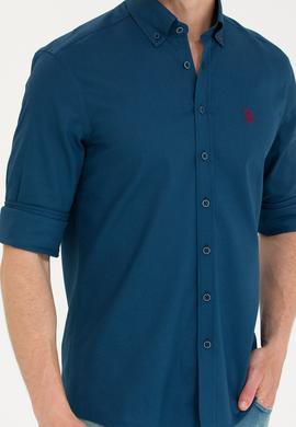 Erkek Lacivert Uzun Kollu Gömlek - 50266110001