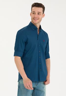 Erkek Lacivert Uzun Kollu Gömlek - 50266110001