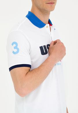 Erkek Beyaz Polo Yaka Tişört - 50263264026