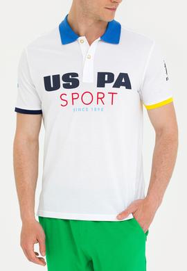 Erkek Beyaz Polo Yaka Tişört - 50263264026