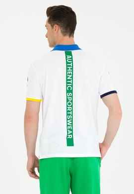 Erkek Beyaz Polo Yaka Tişört - 50263264026