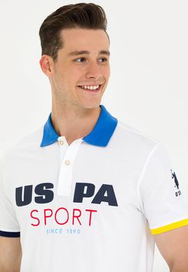 Erkek Beyaz Polo Yaka Tişört - 50263264026